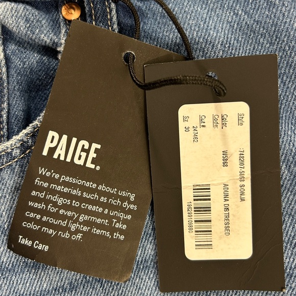 PAIGE Sonja Flare Leg in Aduna Distressed - Picture 8 of 10